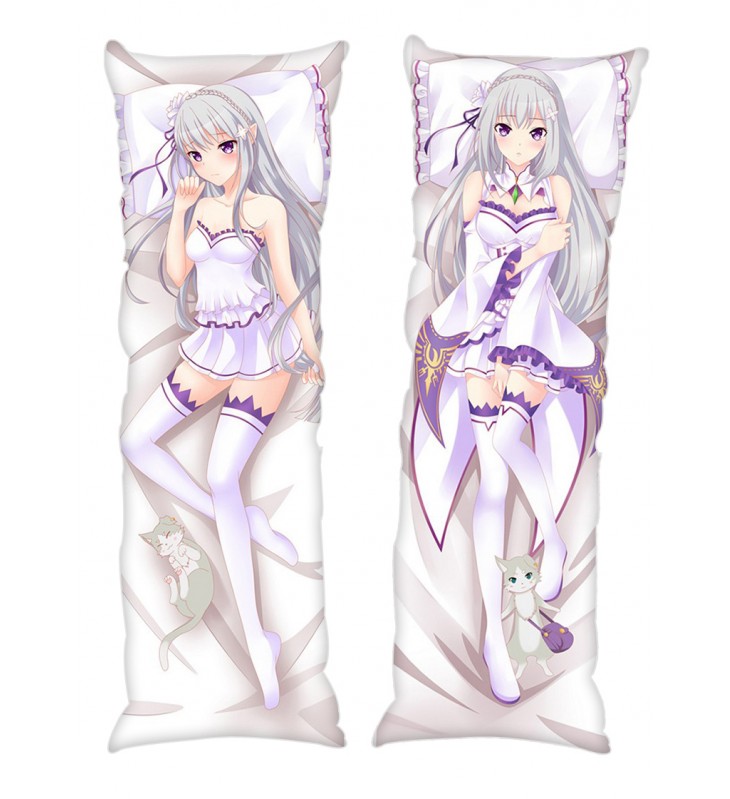 Emilia Re:Life in a different world from zero Anime Dakimakura Japanese Hugging Body PillowCases