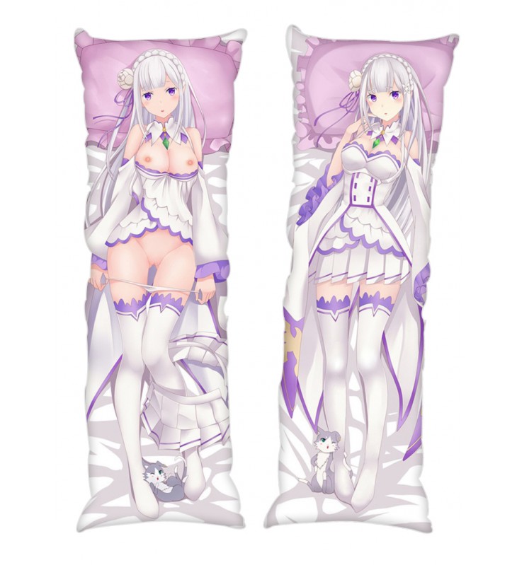 Emilia Re:Life in a different world from zero Anime Dakimakura Japanese Hugging Body PillowCases