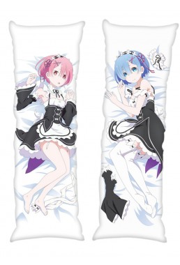 Rem and Ram Re:Life in a different world from zero Anime Dakimakura Japanese Hugging Body PillowCases