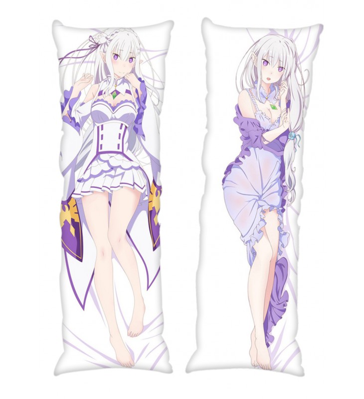 Emilia Re:Life in a different world from zero Anime Dakimakura Japanese Hugging Body PillowCases