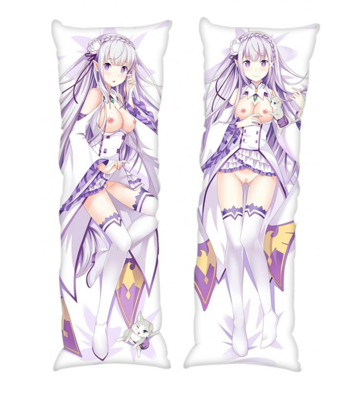 Emilia Re:Life in a different world from zero) Anime Dakimakura Japanese Hugging Body PillowCases