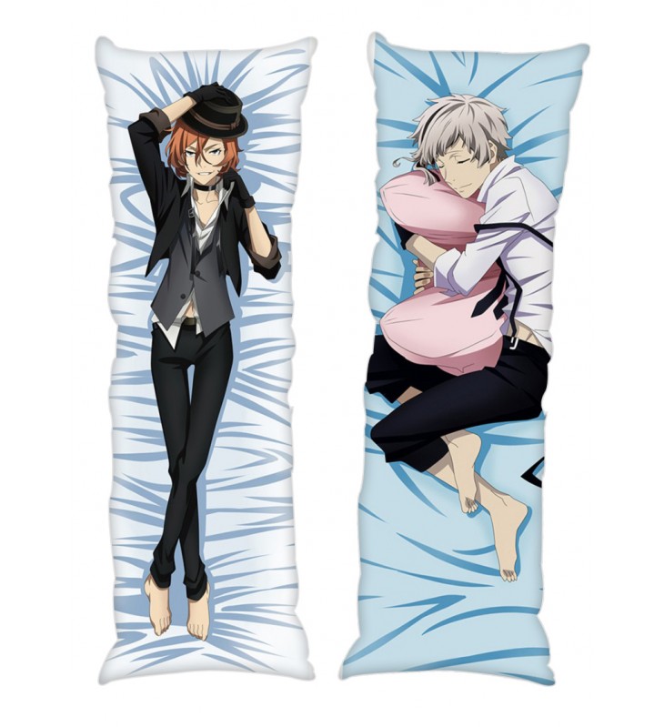 Chuuya Nakahara and Atsushi Nakajima Bungou Stray Dogs Anime Dakimakura Japanese Hugging Body PillowCases