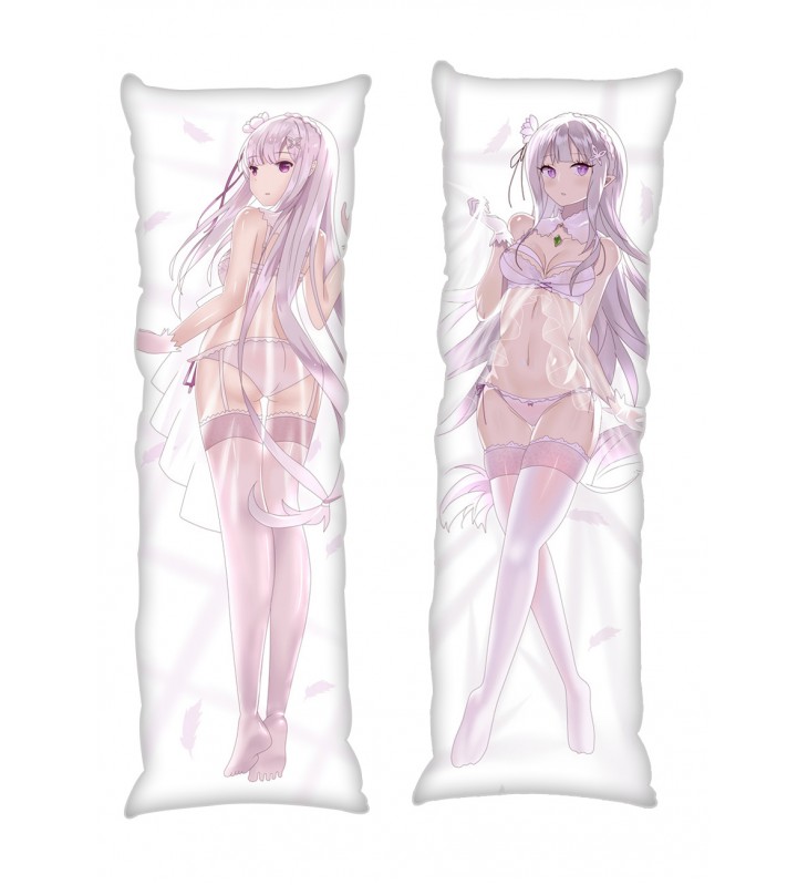 Emilia Re:Life in a different world from zero Anime Dakimakura Japanese Hugging Body PillowCases