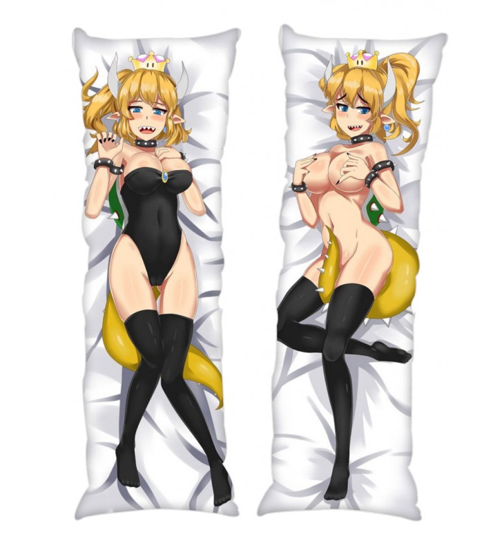 Super Mario Bowsette Princess Bowser DSR 50 Anime Dakimakura Japanese Hugging Body PillowCases