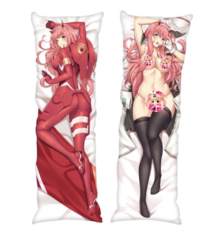 Zero Two 002 DARLING in the FRANXX Anime Dakimakura Japanese Hugging Body PillowCases