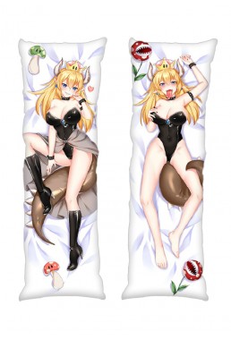 Super Mario Bowsette Princess Bowser Redhead Anime Dakimakura Japanese Hugging Body PillowCases