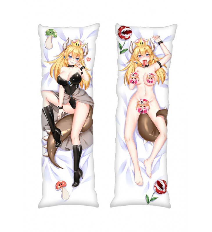 Super Mario Bowsette Princess Bowser Redhead Anime Dakimakura Japanese Hugging Body PillowCases