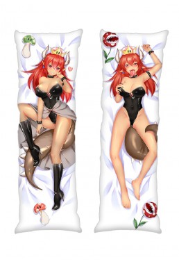 Super Mario Bowsette Princess Bowser Redhead Anime Dakimakura Japanese Hugging Body PillowCases