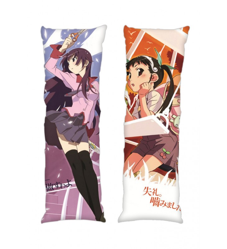 Bakemonogatari Hitagi Senjougahara Mayoi Hachikuji Anime Dakimakura Japanese Hugging Body PillowCases