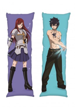 Fairy tail Erza Scarlet Gray Fullbuster Anime Dakimakura Japanese Hugging Body PillowCases