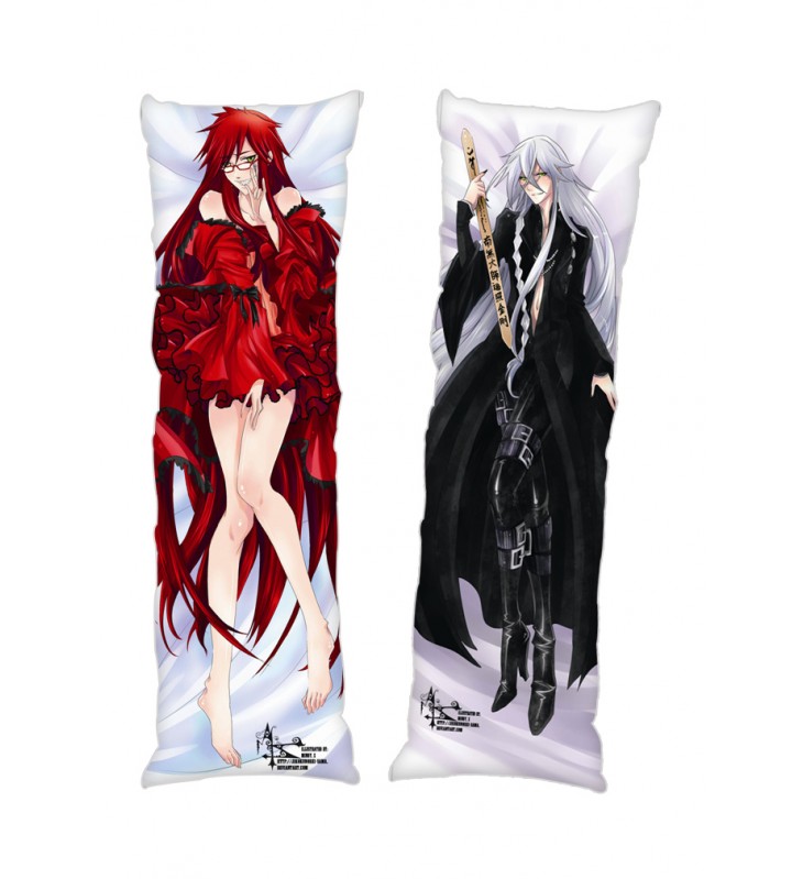 Black Butler Grell Sutcliff Undertaker Anime Dakimakura Japanese Hugging Body PillowCases