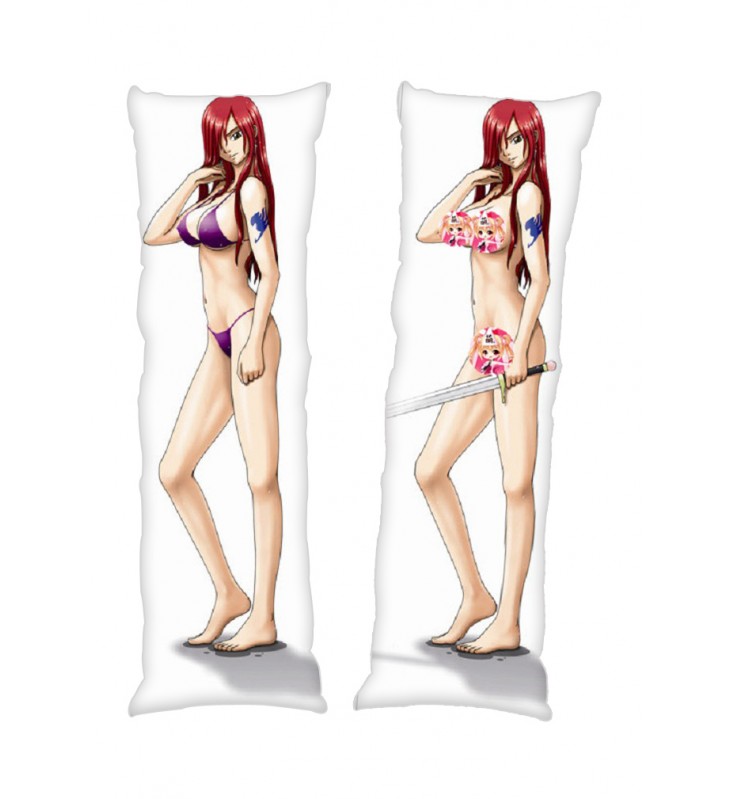 fairy tail Erza Scarlet Anime Dakimakura Japanese Hugging Body PillowCases