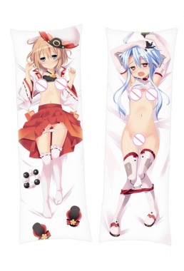 Hyperdimension Neptunia Blanc + White Heart Dakimakura Body Pillow Anime