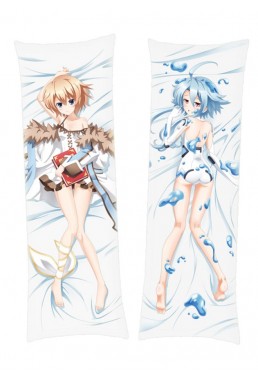 Hyperdimension Neptunia Blanc + White Heart Dakimakura Body Pillow Anime