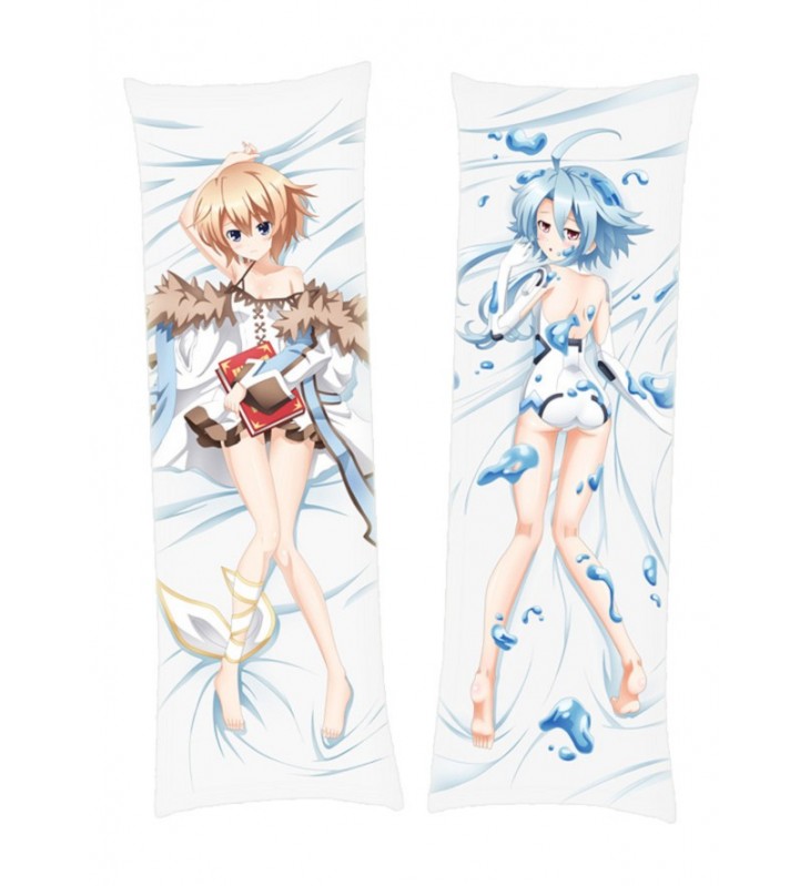 Hyperdimension Neptunia Blanc + White Heart Dakimakura Body Pillow Anime