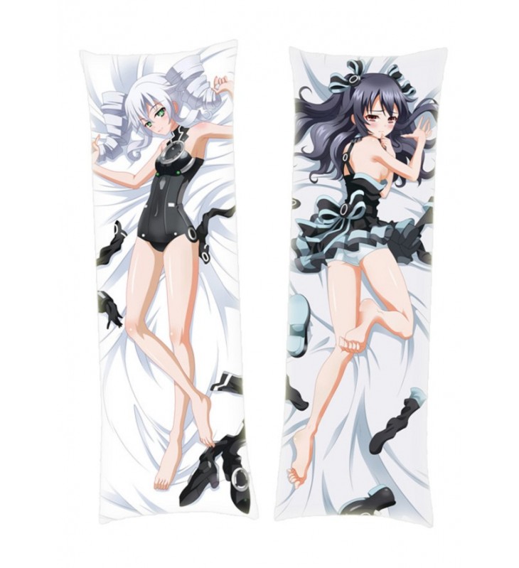 Hyperdimension Neptunia Black Heart + Noire Dakimakura Body Pillow Anime