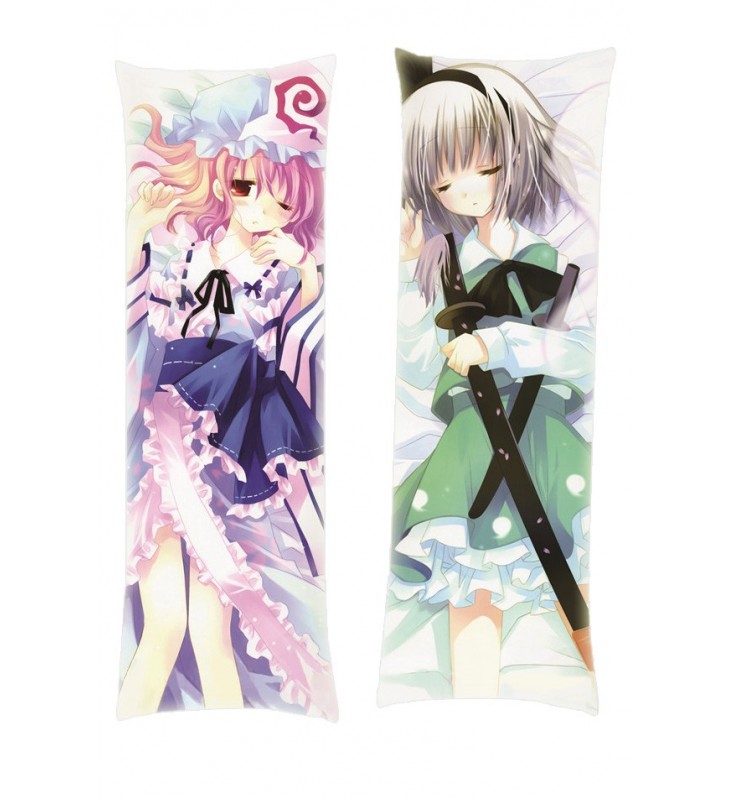 TouHou Project Saigyouji Yuyuko + Youmu Konpaku Dakimakura Body Pillow Anime