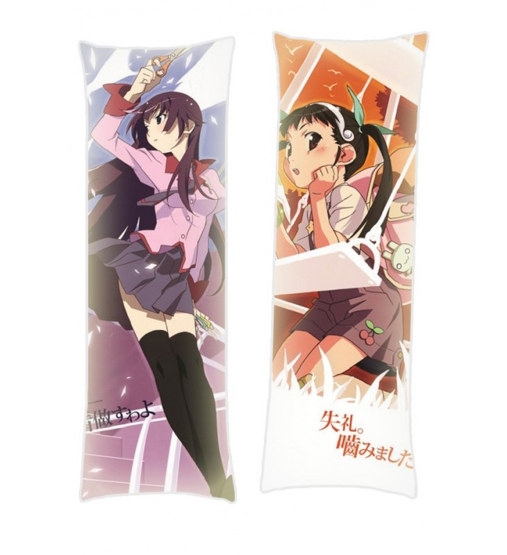 BakemonogatariHitagi SenjougaharaMayoi Hachikuji Dakimakura Body Pillow Anime