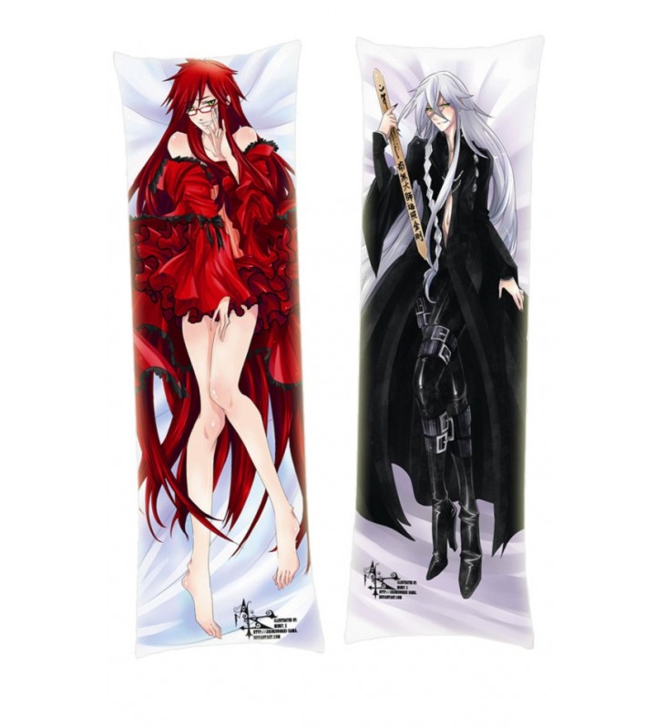 Black Butler Grell Sutcliff Undertaker Dakimakura Body Pillow Anime