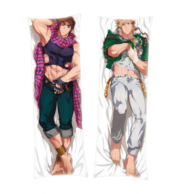 Jojos Bizarre Adventur Jonathan Joestar Caesar Zeppeli Male Dakimakura Body Pillow Anime