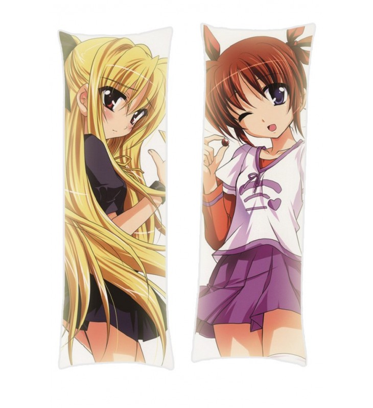 Magical Girl Lyrical Nanoha Fate Testarossa Nanoha Takamachi Dakimakura Body Pillow Anime