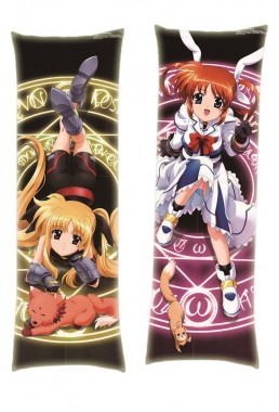 Magical Girl Lyrical Nanoha Fate Testarossa Nanoha Takamachi Dakimakura Body Pillow Anime