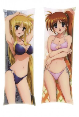 Magical Girl Lyrical Nanoha Fate Testarossa Nanoha Takamachi Dakimakura Body Pillow Anime