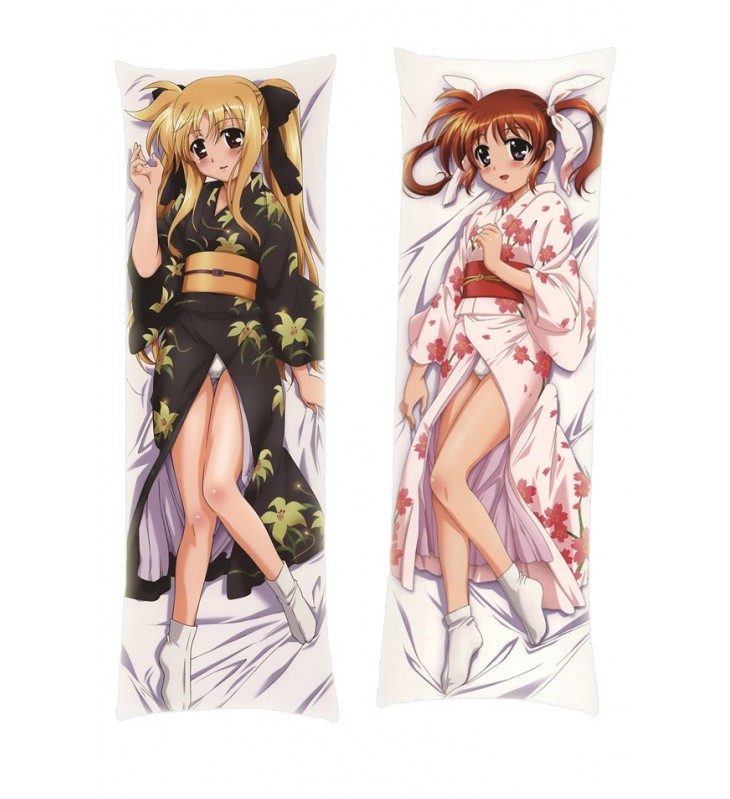 Magical Girl Lyrical Nanoha Fate Testarossa Nanoha Takamachi Dakimakura Body Pillow Anime