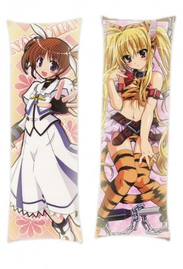 Magical Girl Lyrical Nanoha Fate Testarossa Nanoha Takamachi Dakimakura Body Pillow Anime