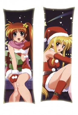 Magical Girl Lyrical Nanoha Fate Testarossa Nanoha Takamachi Dakimakura Body Pillow Anime