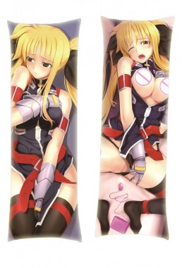 Magical Girl Lyrical Nanoha Fate Testarossa Dakimakura Body Pillow Anime 