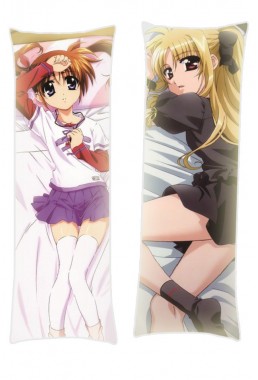 Magical Girl Lyrical Nanoha Fate Testarossa Nanoha Takamachi Dakimakura Body Pillow Anime