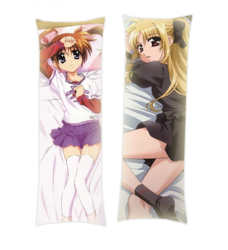 Magical Girl Lyrical Nanoha Fate Testarossa Nanoha Takamachi Dakimakura Body Pillow Anime