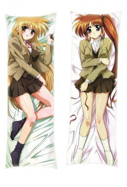 Magical Girl Lyrical Nanoha Fate Testarossa Nanoha Takamachi Dakimakura Body Pillow Anime