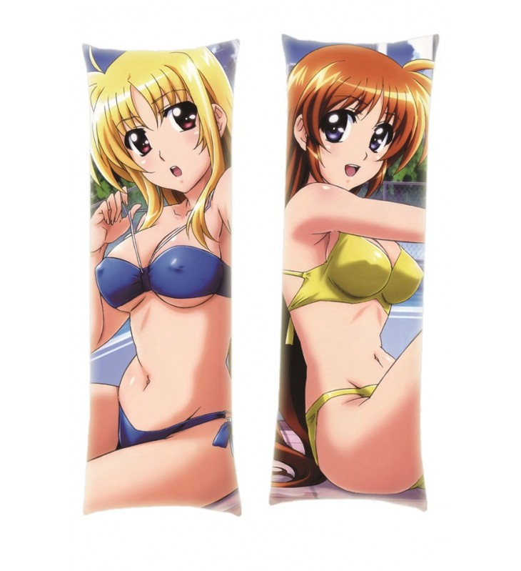 Magical Girl Lyrical Nanoha Fate Testarossa Nanoha Takamachi Dakimakura Body Pillow Anime