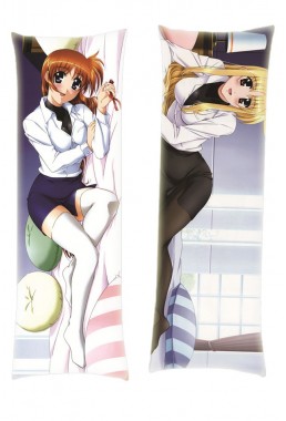 Magical Girl Lyrical Nanoha Fate Testarossa Nanoha Takamachi Dakimakura Body Pillow Anime