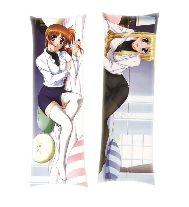 Magical Girl Lyrical Nanoha Fate Testarossa Nanoha Takamachi Dakimakura Body Pillow Anime