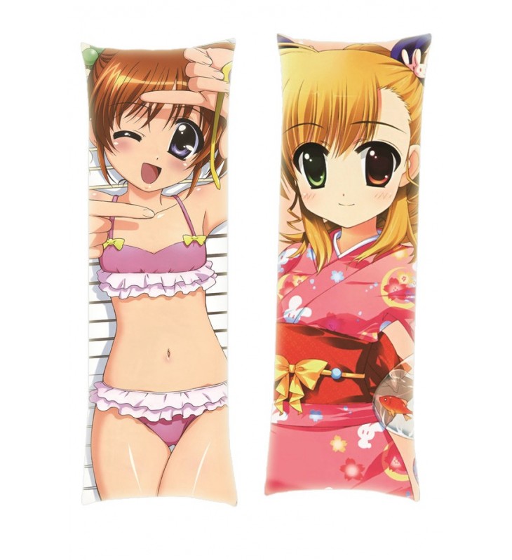 Magical Girl Lyrical Nanoha Fate Testarossa Nanoha Takamachi Dakimakura Body Pillow Anime