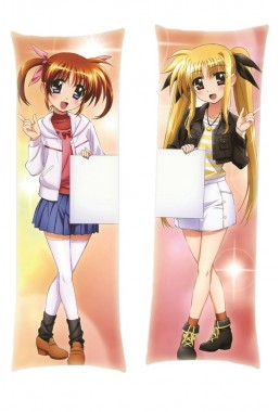 Magical Girl Lyrical Nanoha Fate Testarossa Nanoha Takamachi Dakimakura Body Pillow Anime