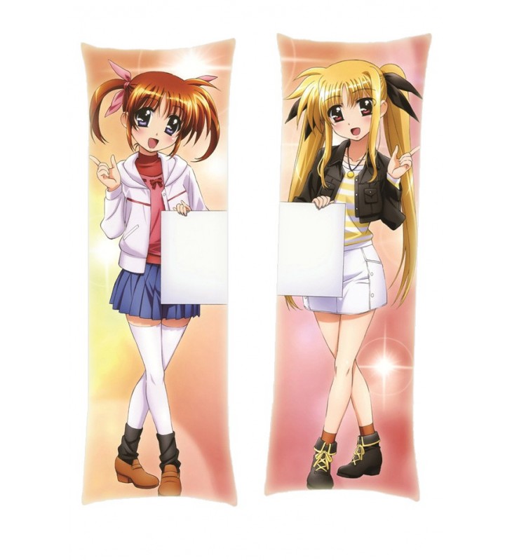 Magical Girl Lyrical Nanoha Fate Testarossa Nanoha Takamachi Dakimakura Body Pillow Anime