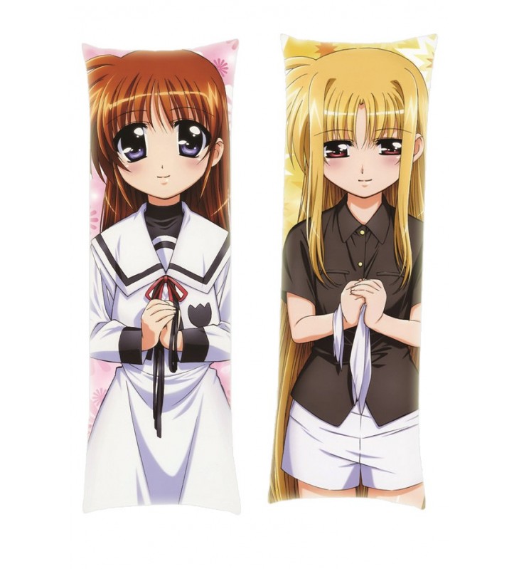 Magical Girl Lyrical Nanoha Fate Testarossa Nanoha Takamachi Dakimakura Body Pillow Anime