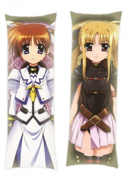 Magical Girl Lyrical Nanoha Fate Testarossa Nanoha Takamachi Dakimakura Body Pillow Anime