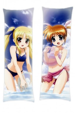 Magical Girl Lyrical Nanoha Fate Testarossa Nanoha Takamachi Dakimakura Body Pillow Anime