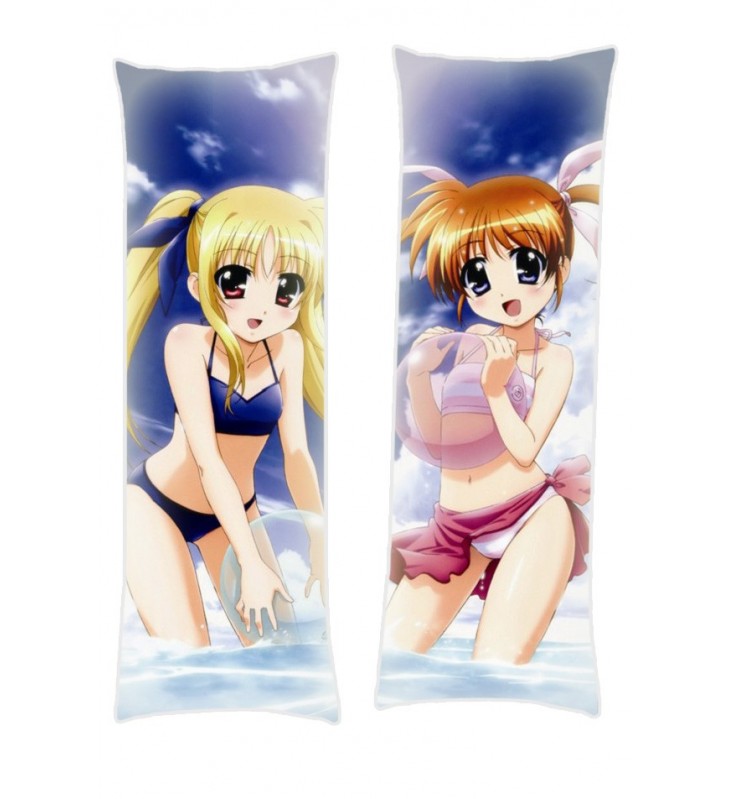 Magical Girl Lyrical Nanoha Fate Testarossa Nanoha Takamachi Dakimakura Body Pillow Anime