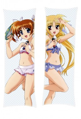 Magical Girl Lyrical Nanoha Fate Testarossa Nanoha Takamachi Dakimakura Body Pillow Anime