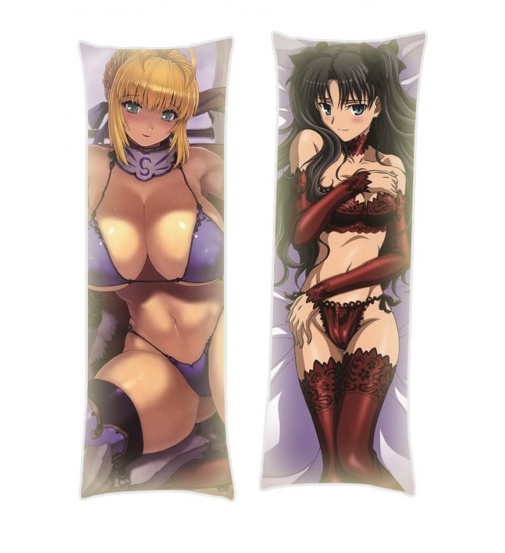 Fate stay night Saber Rin Tohsaka Dakimakura Body Pillow Anime