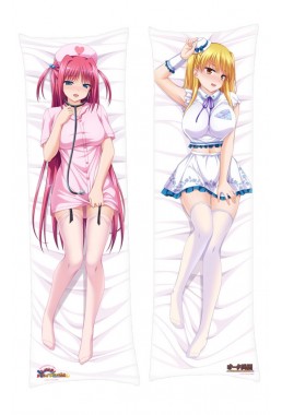 Fluffy Triangle and Oak corps Hua-chan and Misa-chan Anime body dakimakura japenese love pillow cover