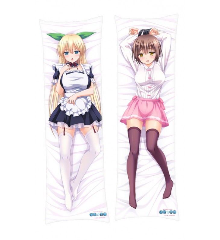 Saimin Gakuen Lady Lyrica and Suzunechan Anime body dakimakura japenese love pillow cover
