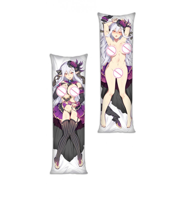 Bewitching silver-haired witch Anime Dakimakura Japanese Hug Body PillowCases
