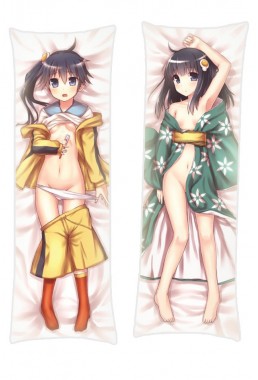 Nisemonogatari Tsukihi Araragi Karen Araragi Dakimakura Body Pillow Anime